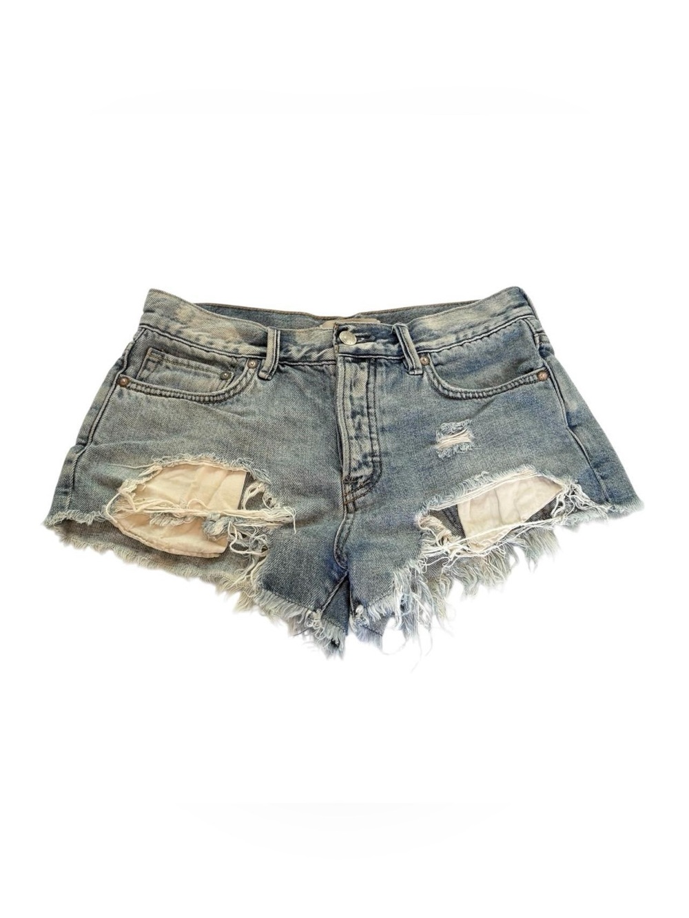 Free People Jean Shorts